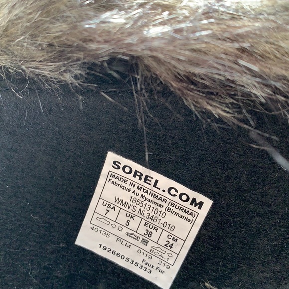 SOREL NEW! Joan of Arctic Waterproof Fur Cuff Tall Lace Up Winter Snow Boots - Picture 11 of 16